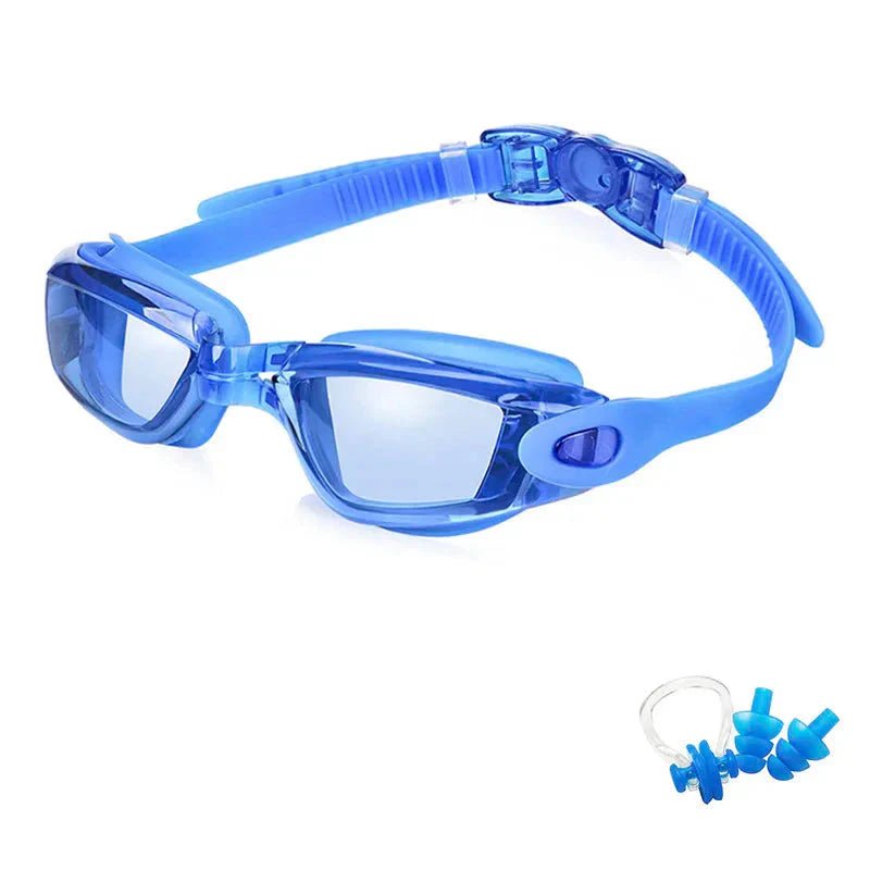 Swimming Goggles for Men & Women – Anti - Fog UV Protection, Waterproof, Adjustable Silicone Swim Goggles for Adults & Kids